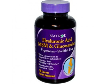 Hyaluronic acid MSM Glucosamine 90 capsules